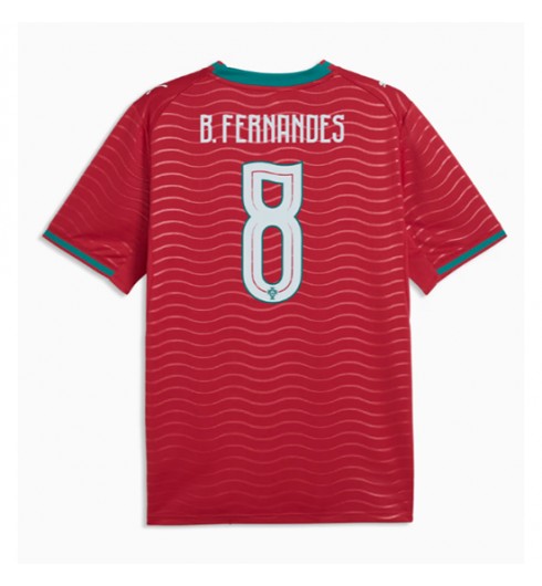 Portugalsko Bruno Fernandes #8 Domácí Dres MS 2026 Krátký Rukáv Portugalsko Bruno Fernandes #8 Domácí Dres MS 2026 Krátký Rukáv